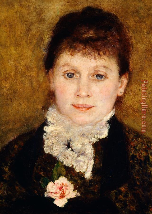 Pierre Auguste Renoir Portrait Of Woman